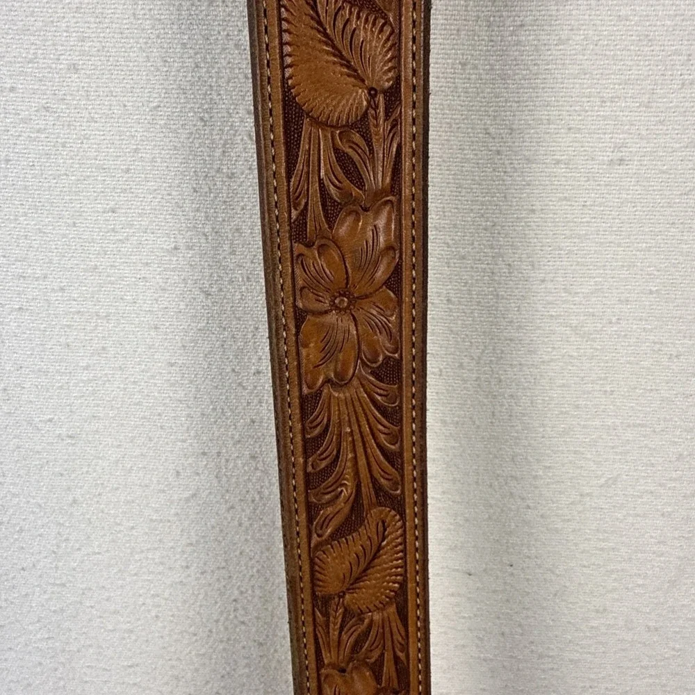 Beautiful SEIDEL'S SADDLERY - Cody, WY‎ 33 Hand Tooled Western Ranger Belt